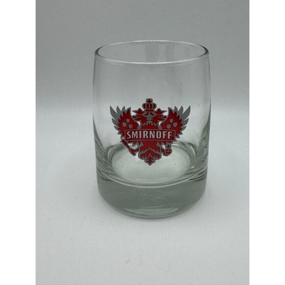 Smirnoff Vodka low-ball, whisky, on-the-rocks, old fashioned glass VERY RARE - Picture 1 of 8